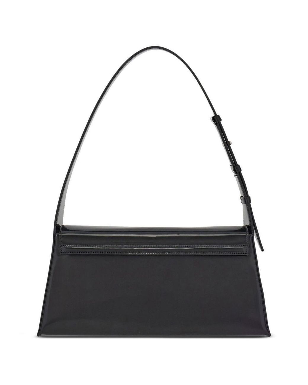 Ferragamo Black Logo Print Shoulder Bag