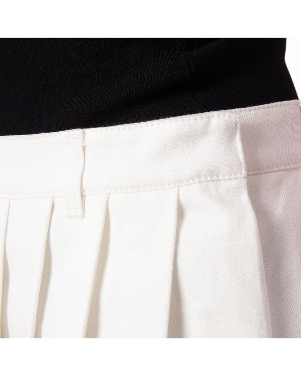 Ferragamo Red Ferragamo Pleated Mini Skirt
