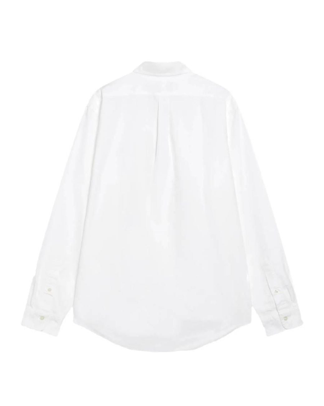 Polo Ralph Lauren White Custom Fit Cotton Oxford Shirt for men