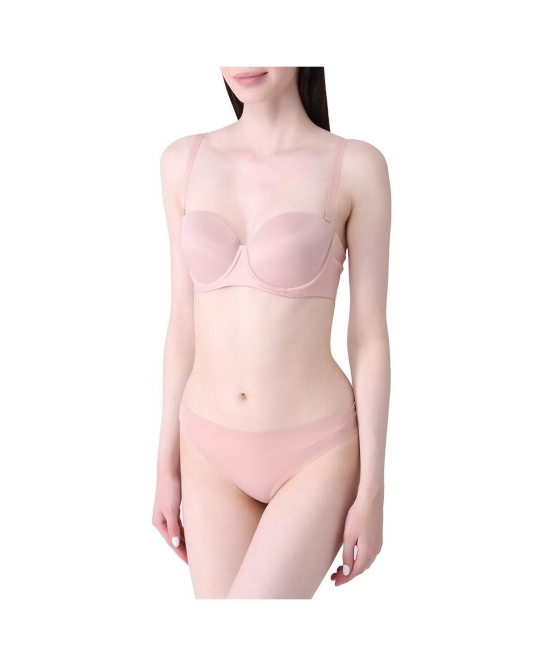 Wolford Pink Ladies Slinky Cotton Contour String Panty