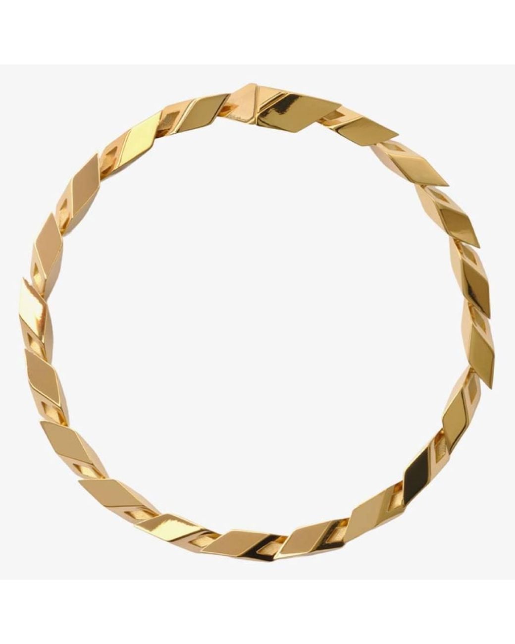 Burberry Metallic Hollow Cuban-Link Bracelet for men