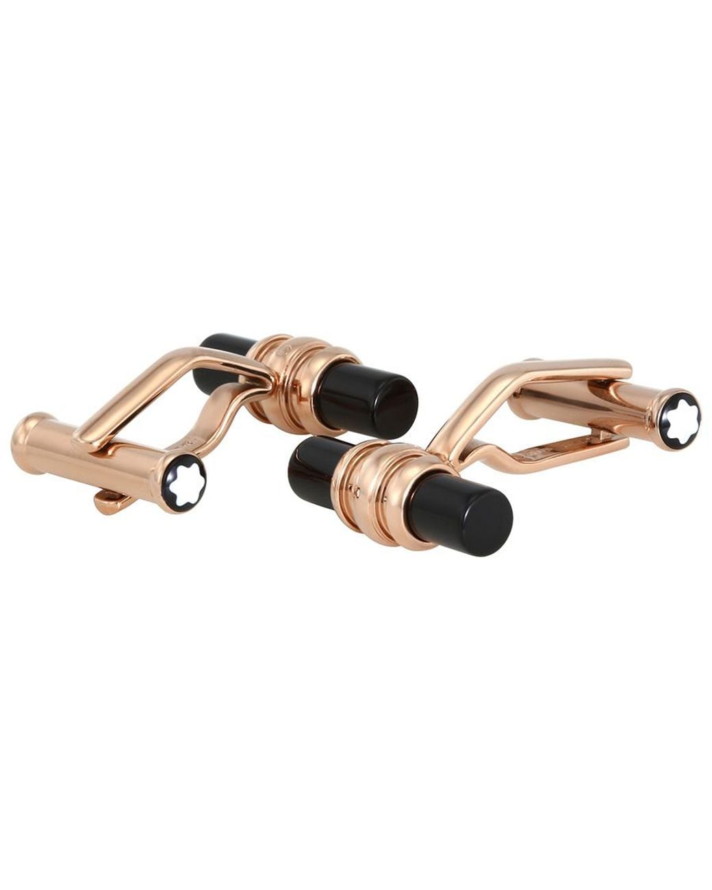 Montblanc Metallic Meisterstuck-Tone Onyx Cufflinks 113395 for men