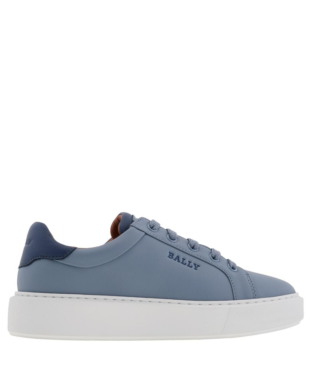 Bally Blue Clarys O Leather Low-Top Sneakers for men