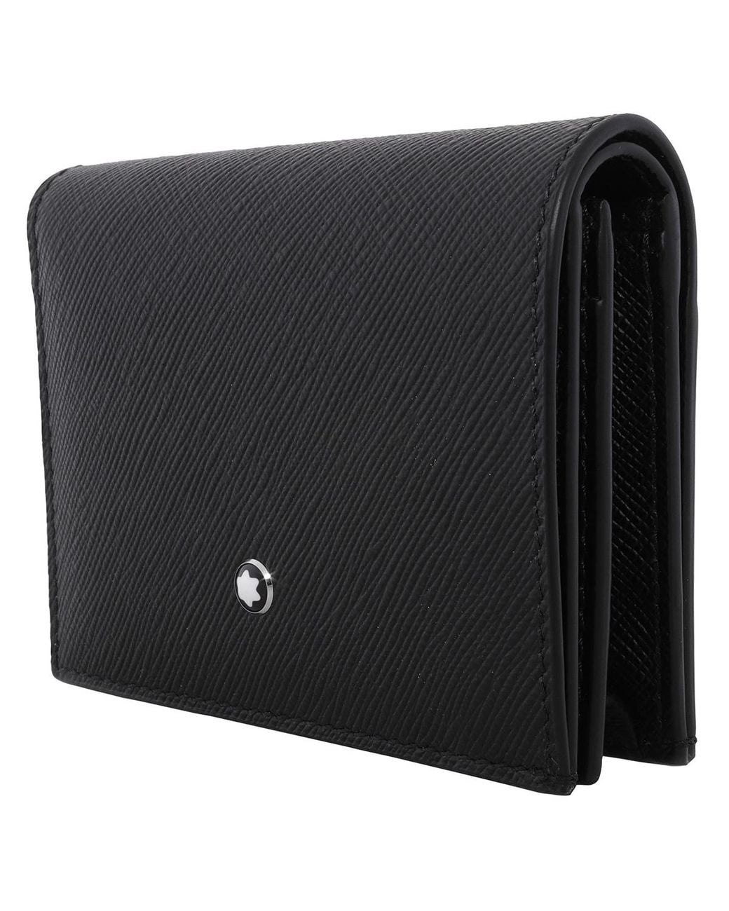 Montblanc Black Sartorial Nano Continental Leather Wallet for men