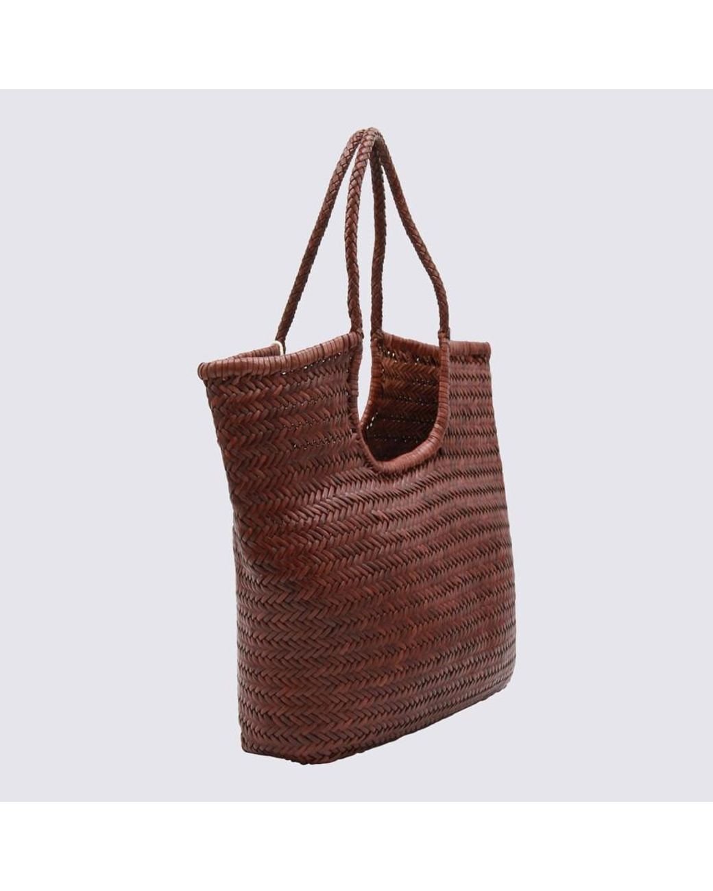 Dragon Diffusion Red Leather Diagonal Totes