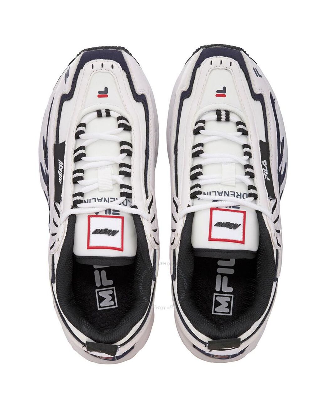 MSGM X Fila Sneakers in Blue Lyst