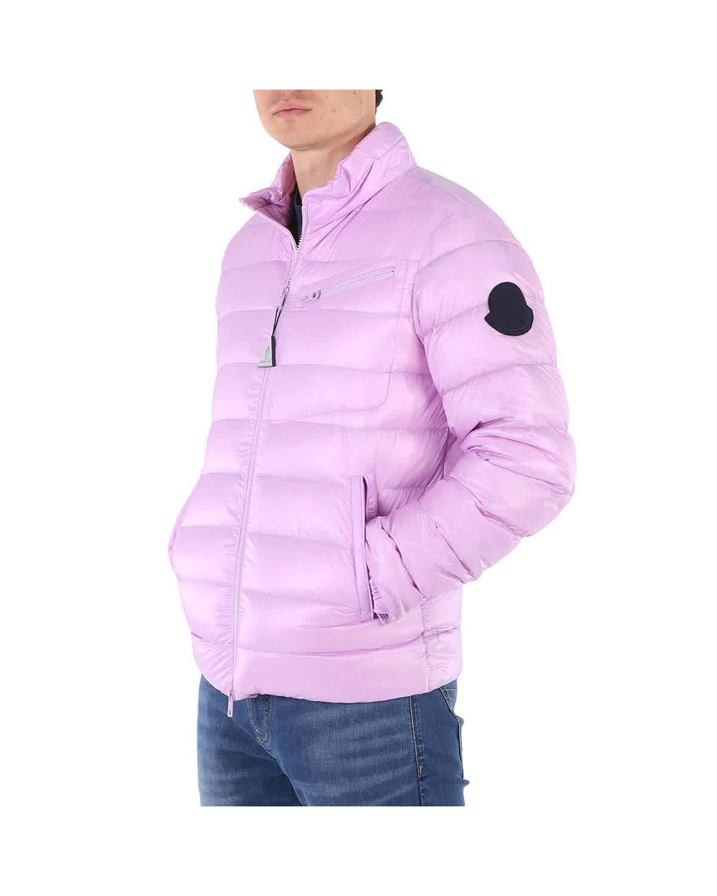 Moncler purple 2024 puffer jacket