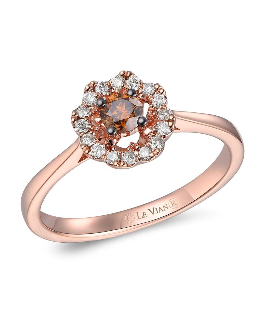 Le Vian Pink Chocolate Diamond Ring Set for men