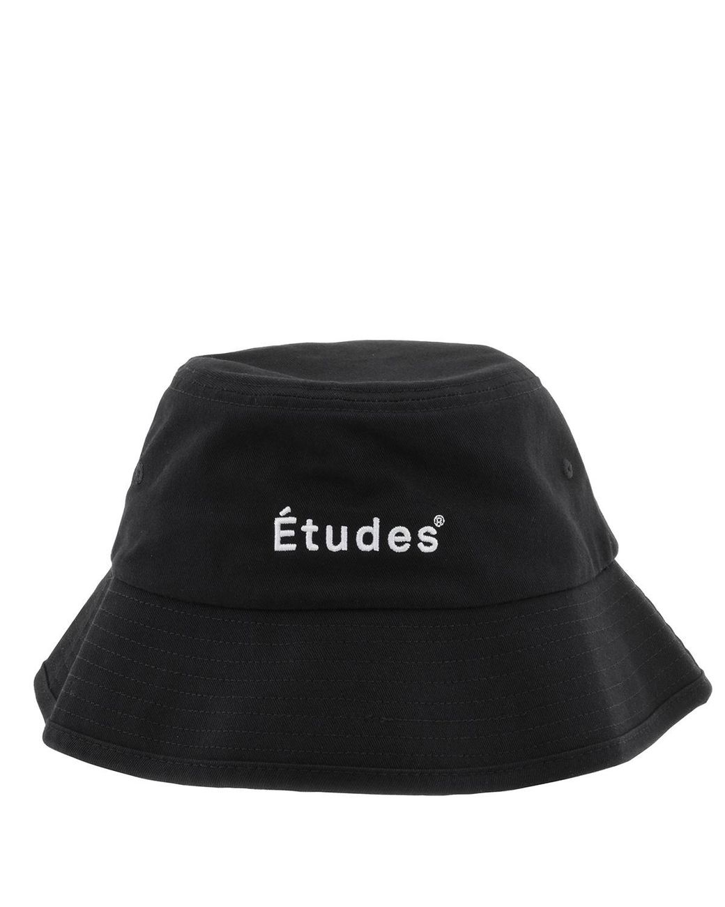 Etudes Studio Black Logo Bucket Hat for men