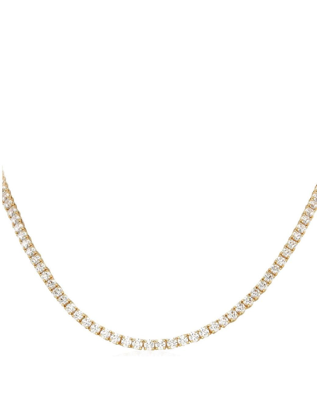 Swarovski Metallic Matrix Tennis Necklace S New Shiny for men