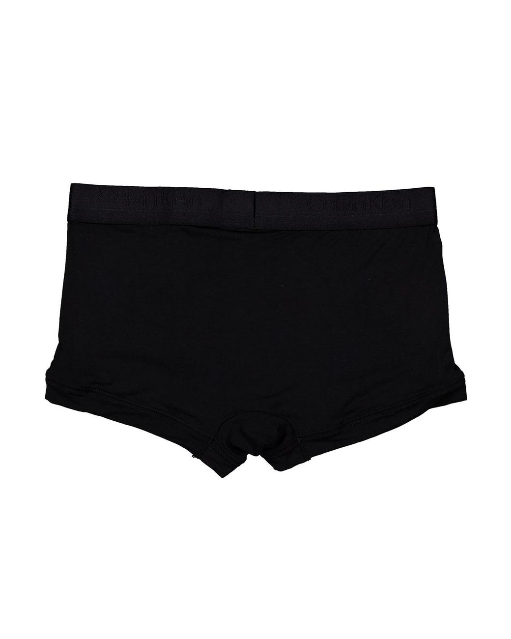 Calvin Klein Black Solid Low-Rise Trunks for men