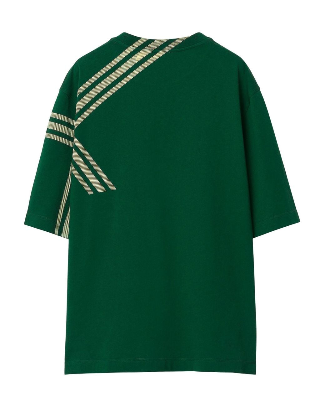 Burberry Green Check Pattern T-Shirt for men