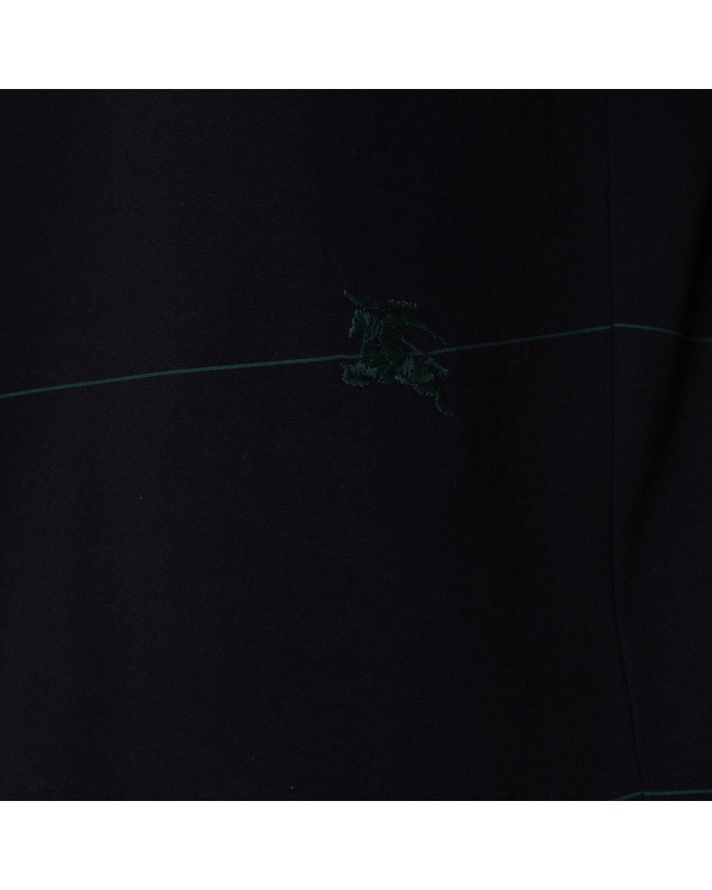 Burberry Black Striped Cotton Jersey T-Shirt for men