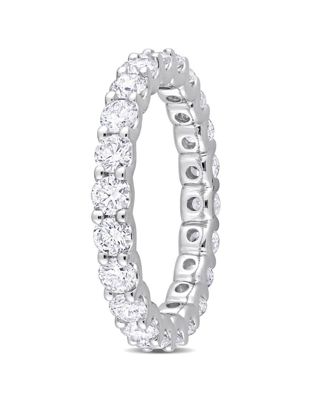Created Forever Metallic 2 1/5 Ct Tgw Lab Created Diamond Eternity Band for men