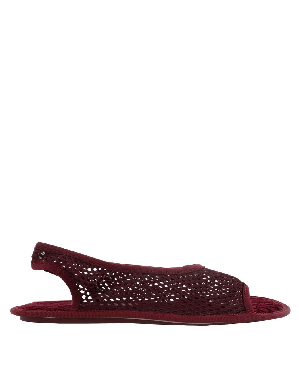Ferragamo Red Ferragamo Anio Mesh Slingback Sandals, Size 7 C