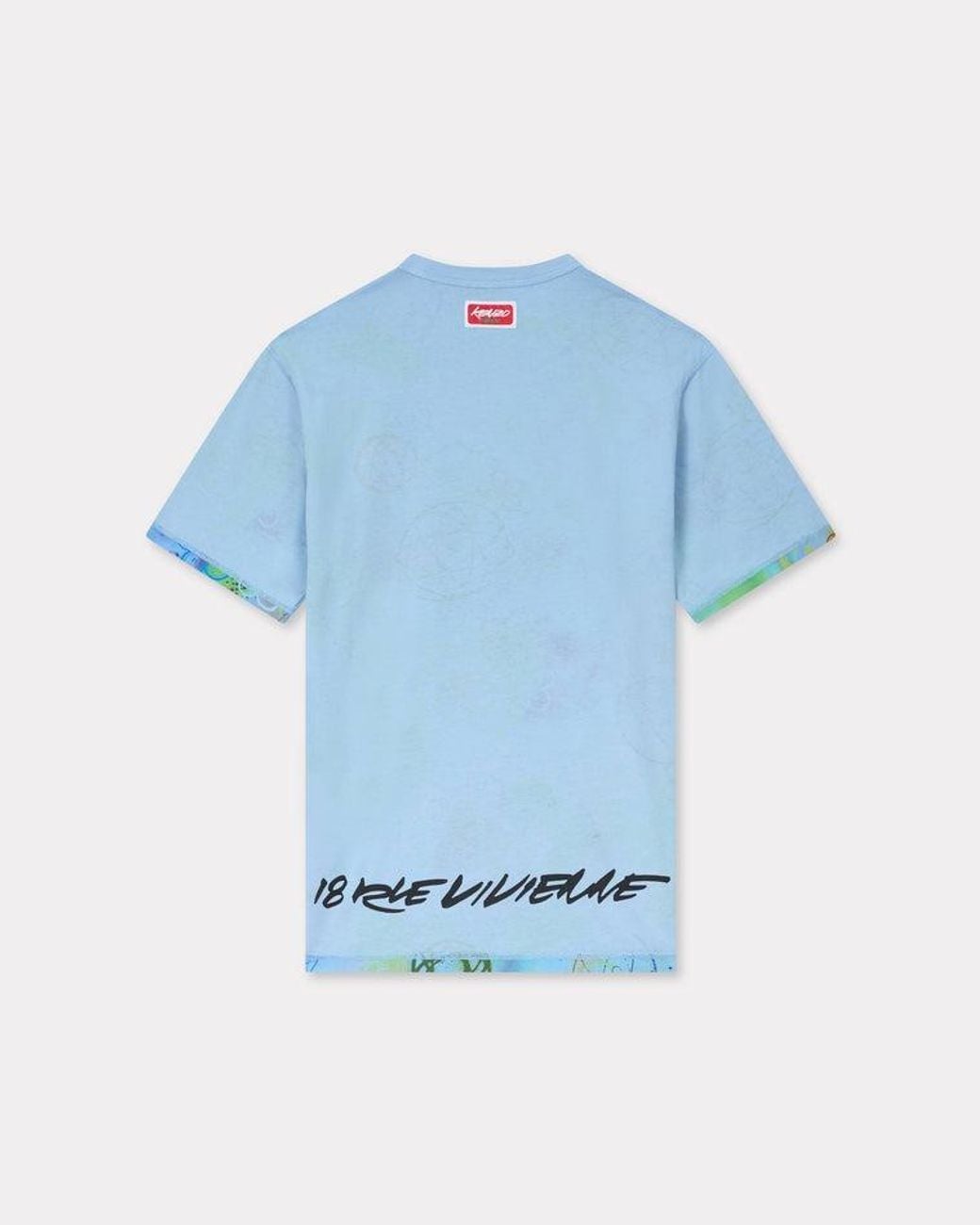 KENZO Blue X Futura 2000 Reversible Cotton T-Shirt for men