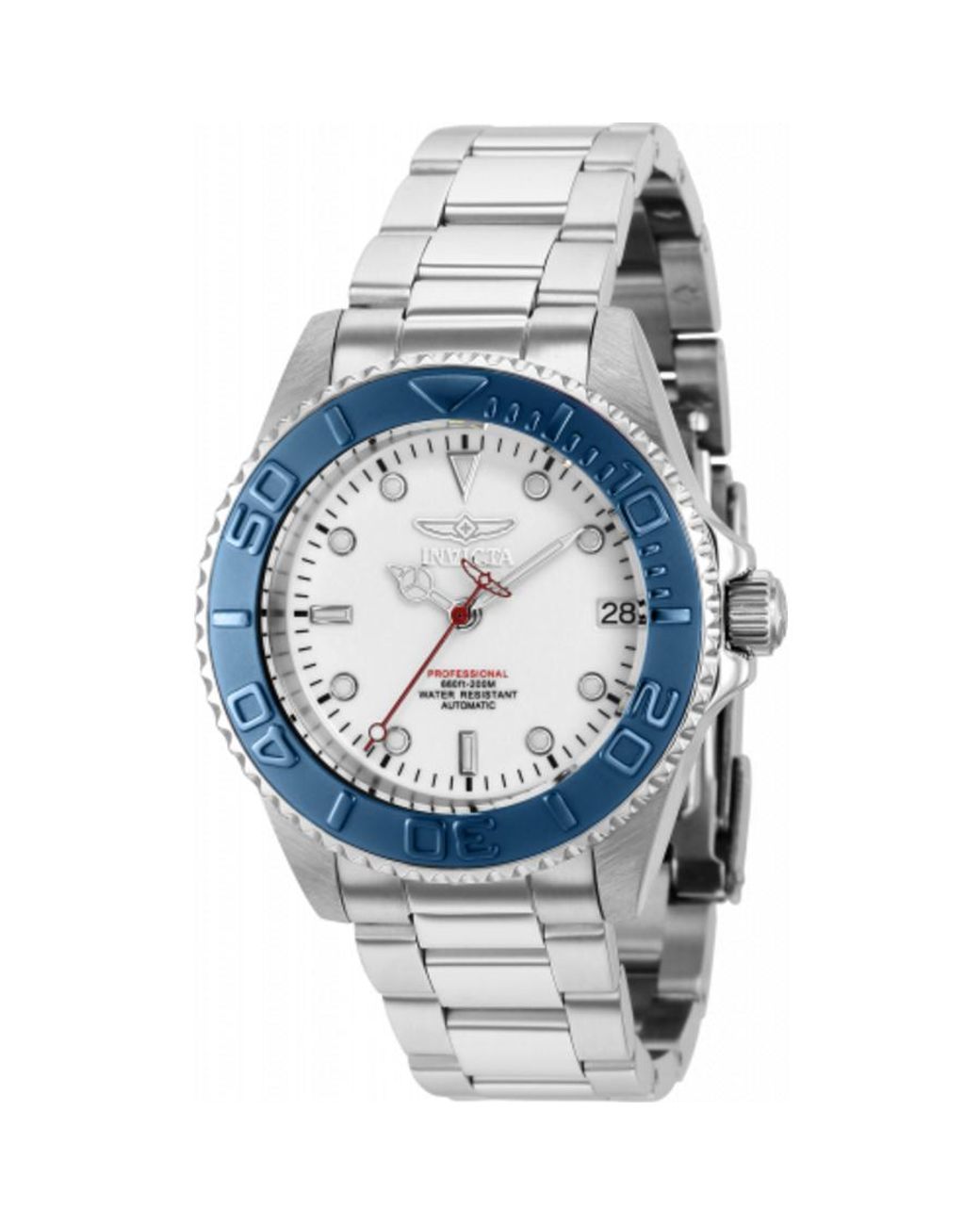 Invicta Pro Diver Automatic White Dial Watch in Blue | Lyst