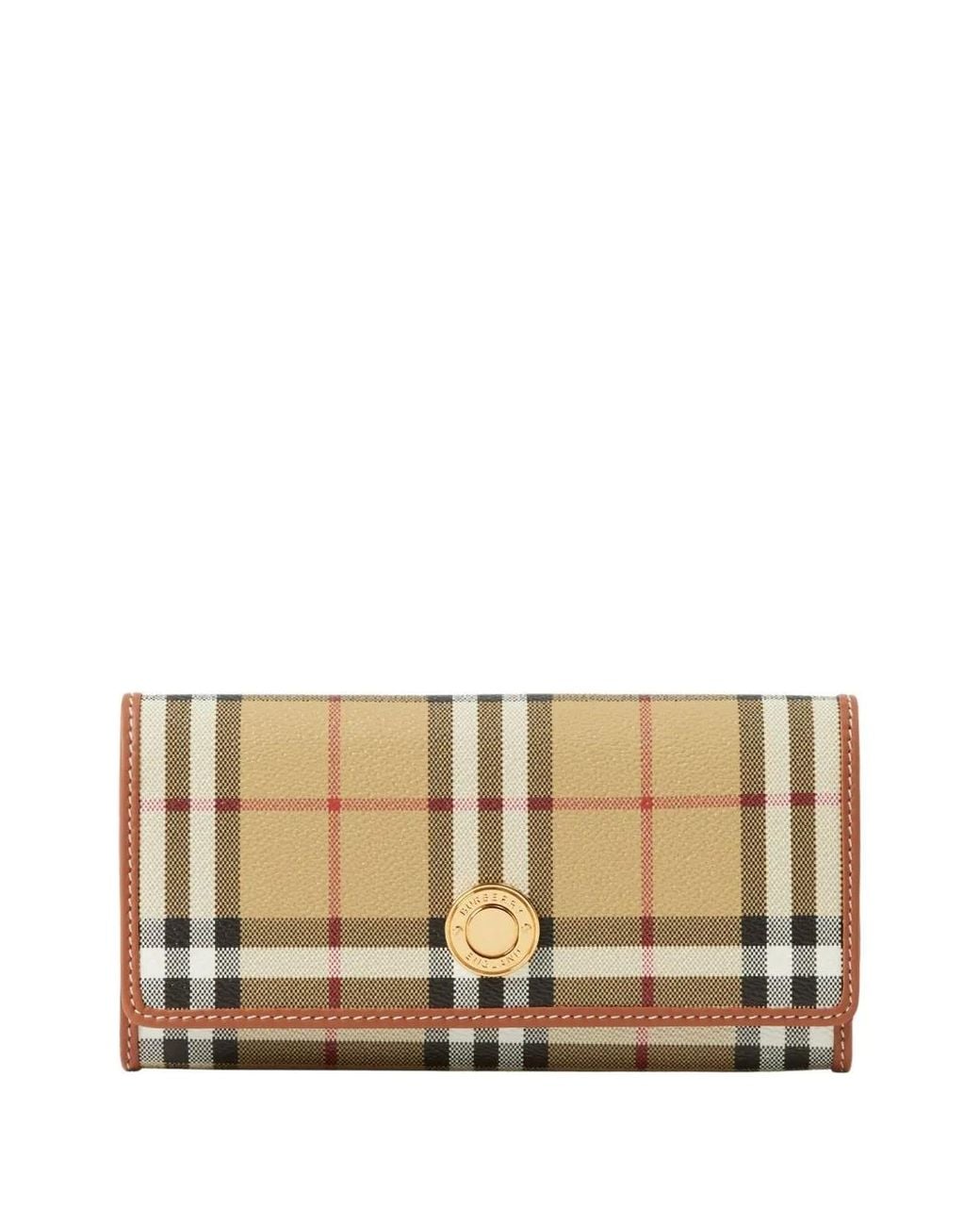 Burberry Natural Check Continental Wallet for men