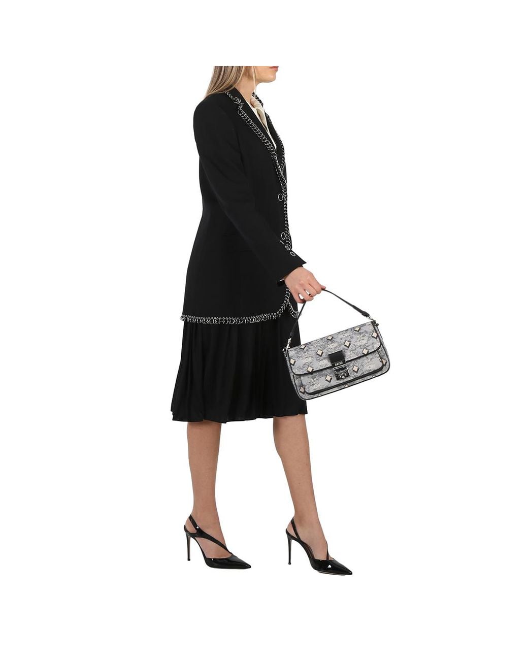 MCM Metallic Ladies Crossbody Bag