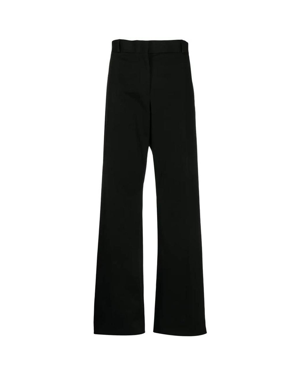Ferragamo Black Cotton Trousers