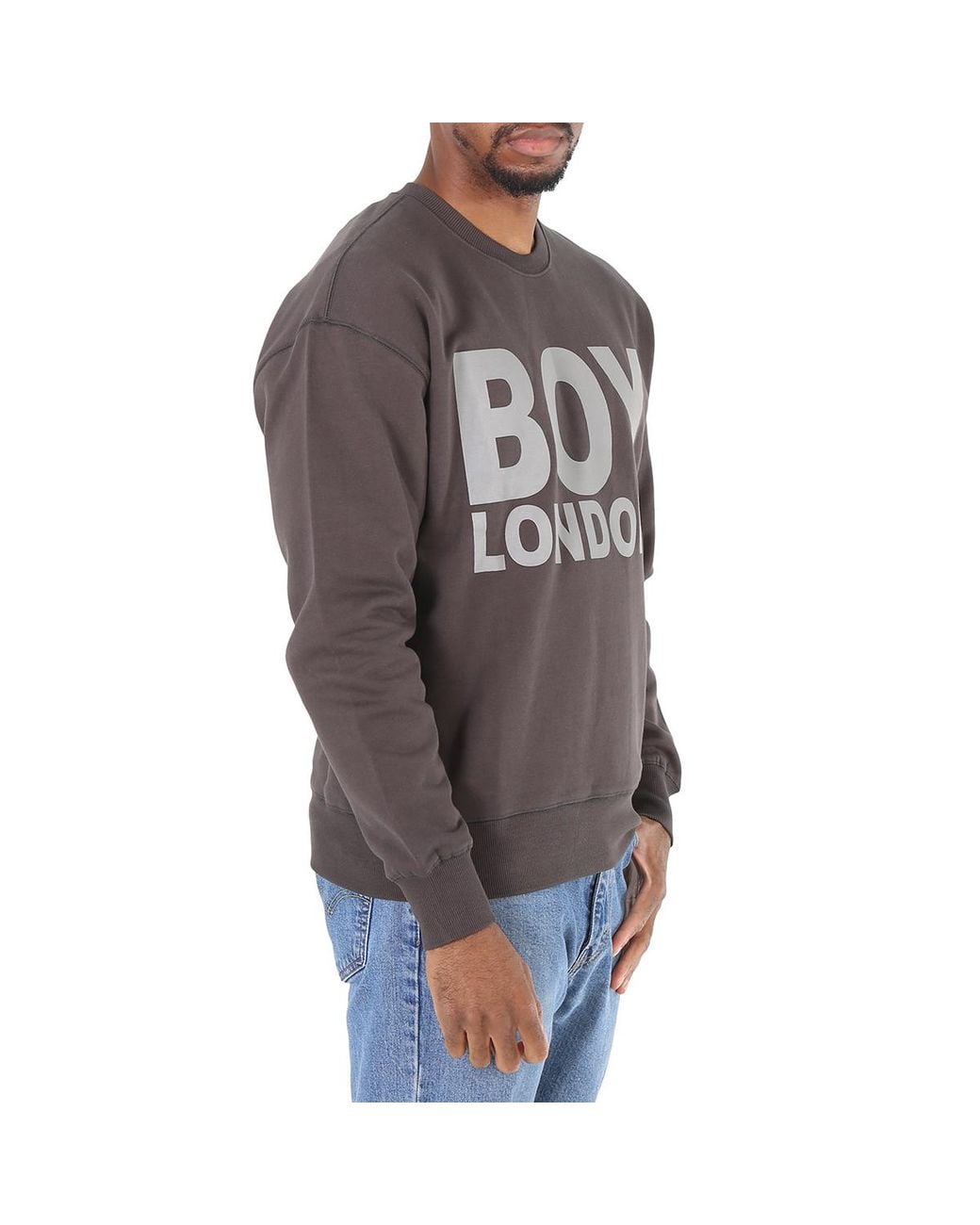 BOY London Gray Dark Reflective Sweatshirt for men