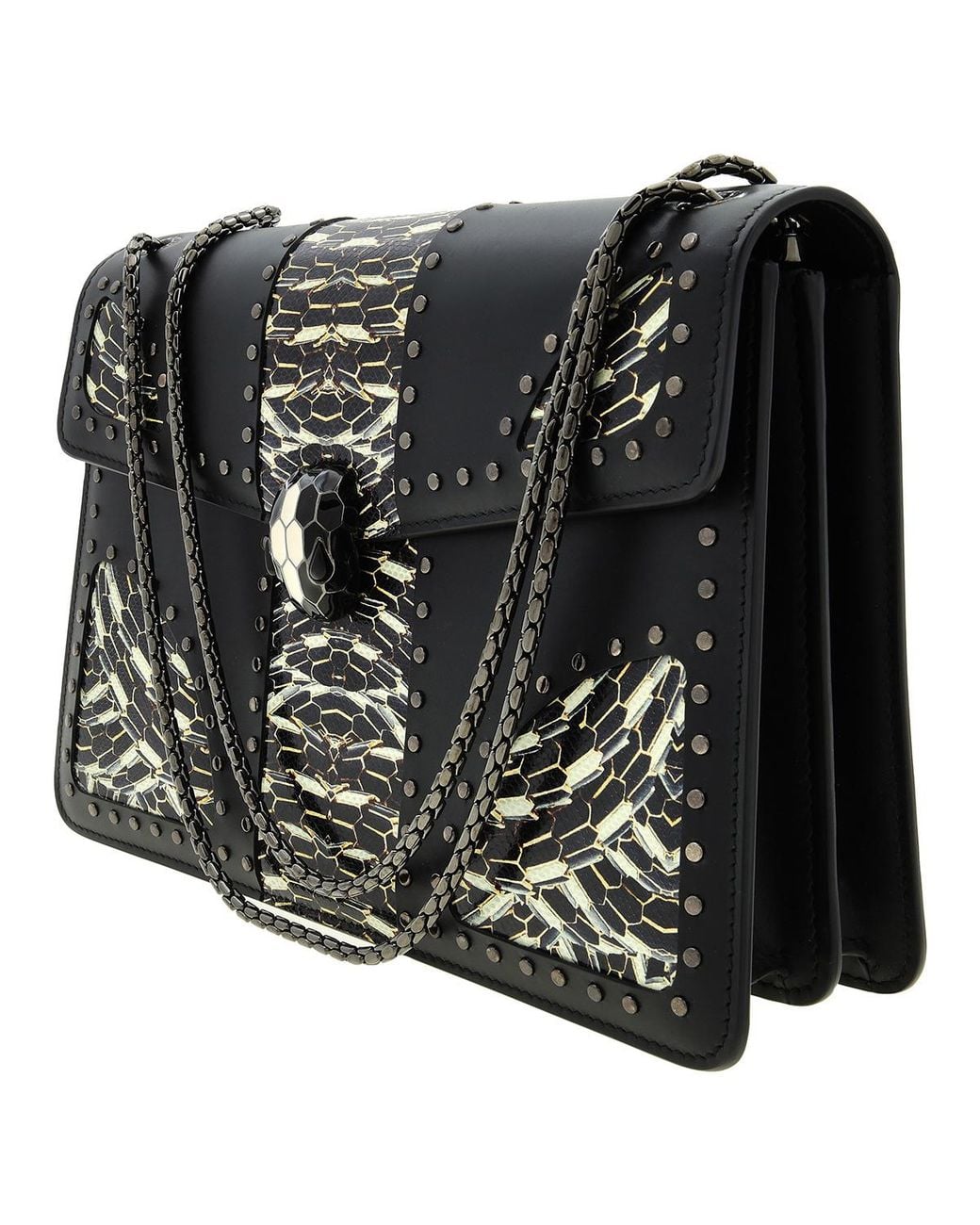 BVLGARI Black Serpenti Forever Shoulder Bag