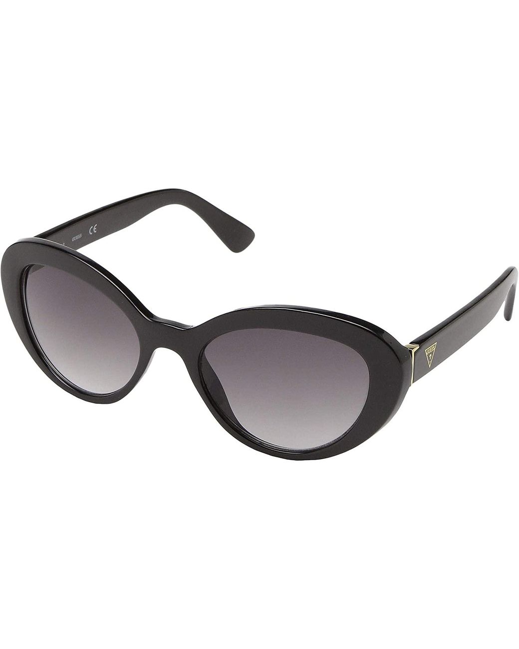 Guess Factory Grey Cat Eye Sunglasses in Black | Lyst