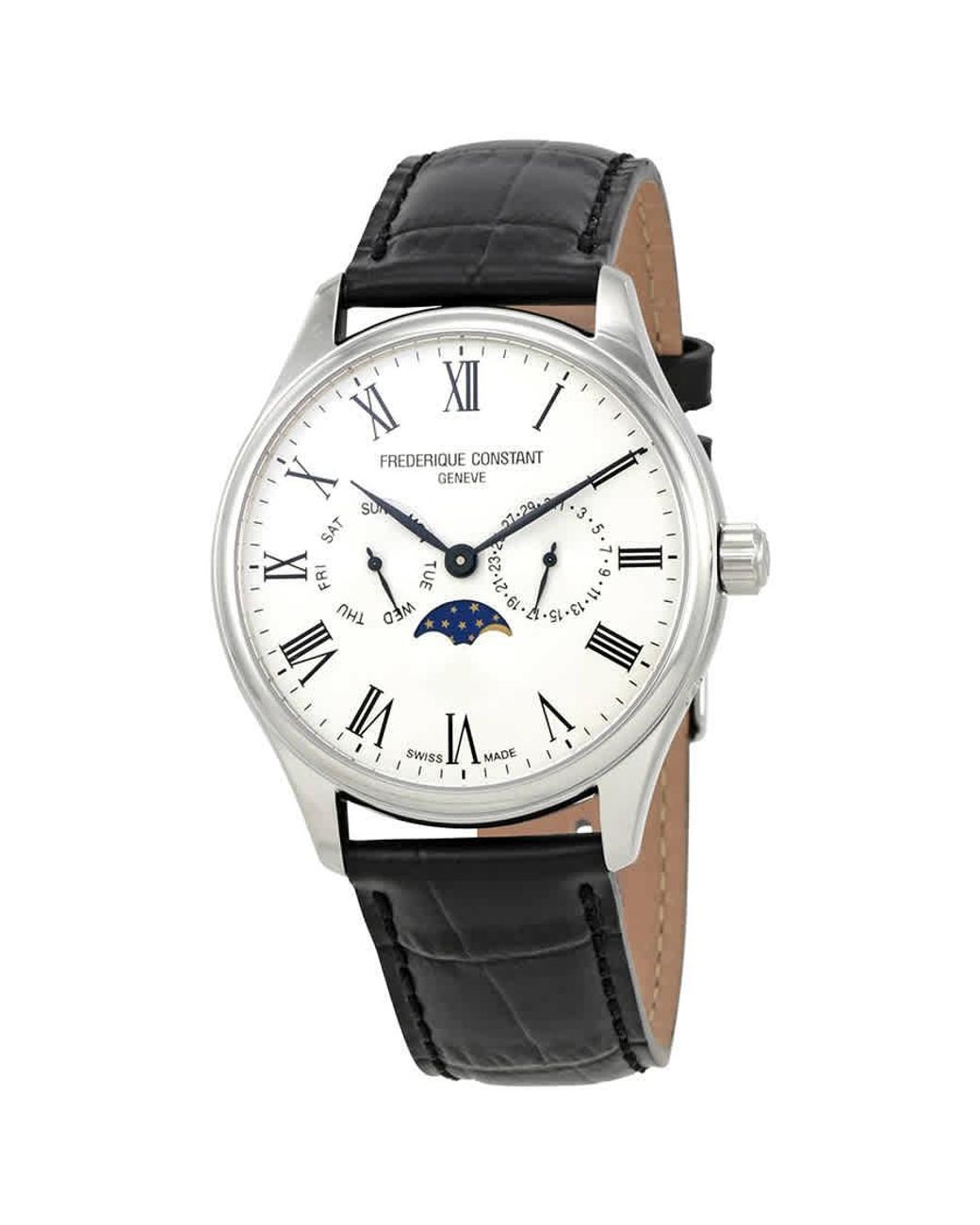 Frederique Constant Classics Moonphase Watch in Metallic for Men