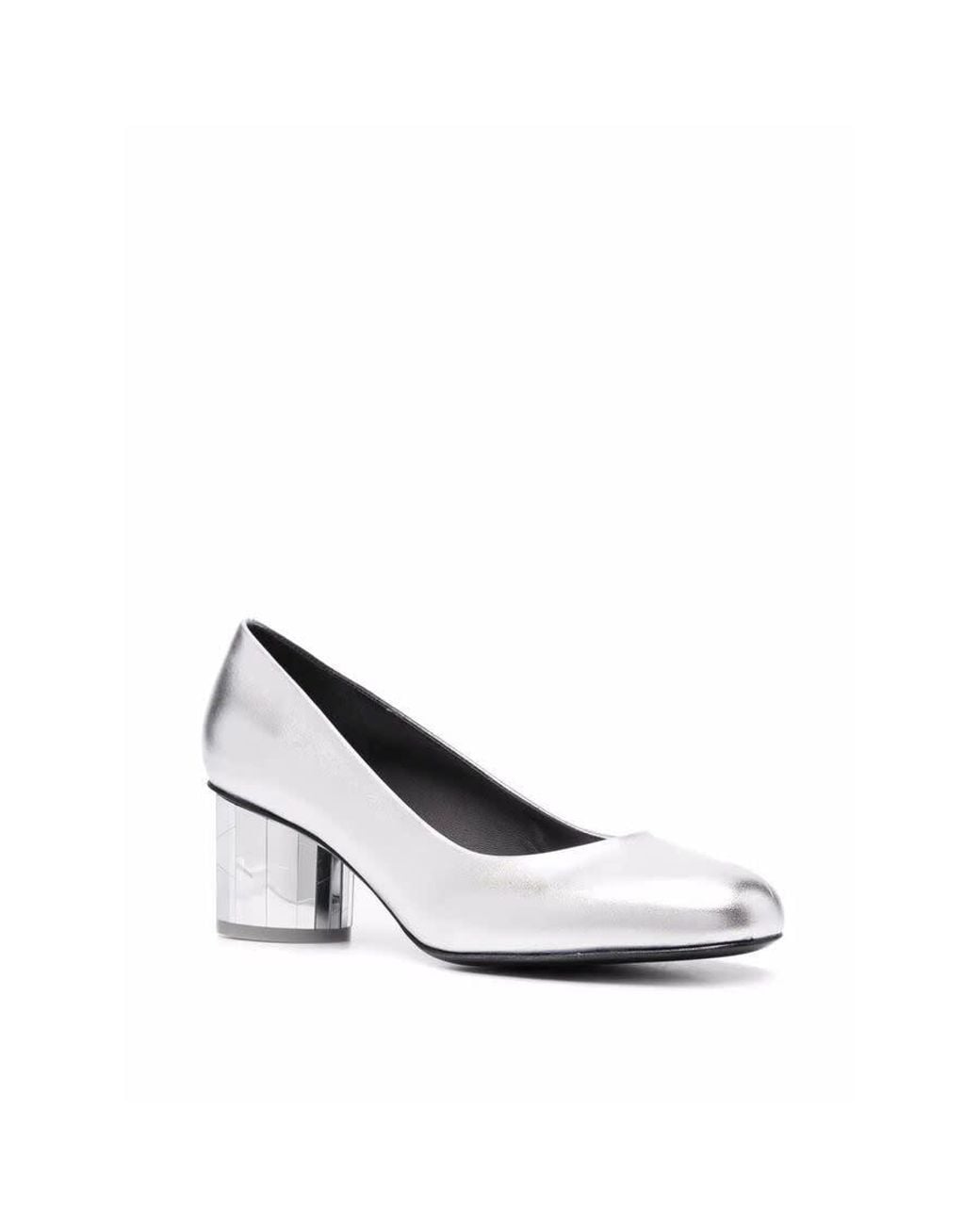 Ferragamo White Pumps