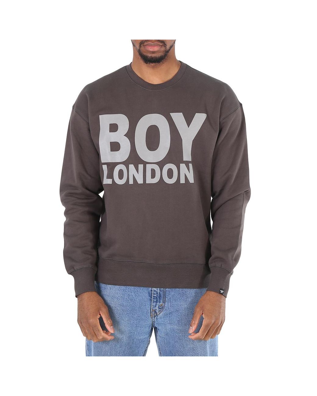 BOY London Gray Dark Reflective Sweatshirt for men
