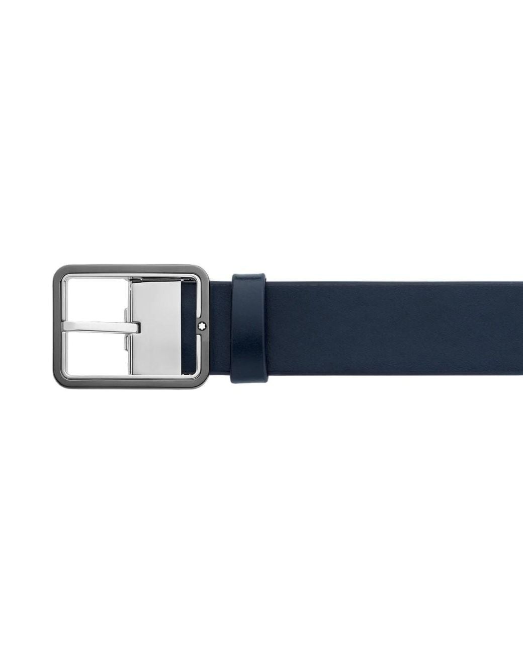 Montblanc Black 35 Mm Reversible Leather Belt for men