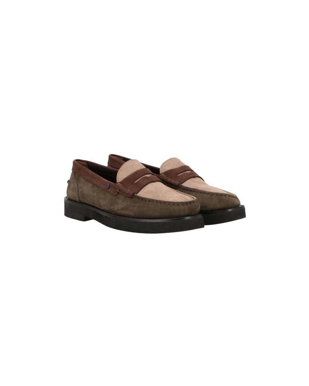 Tod's Brown Multicolored Loafer for men