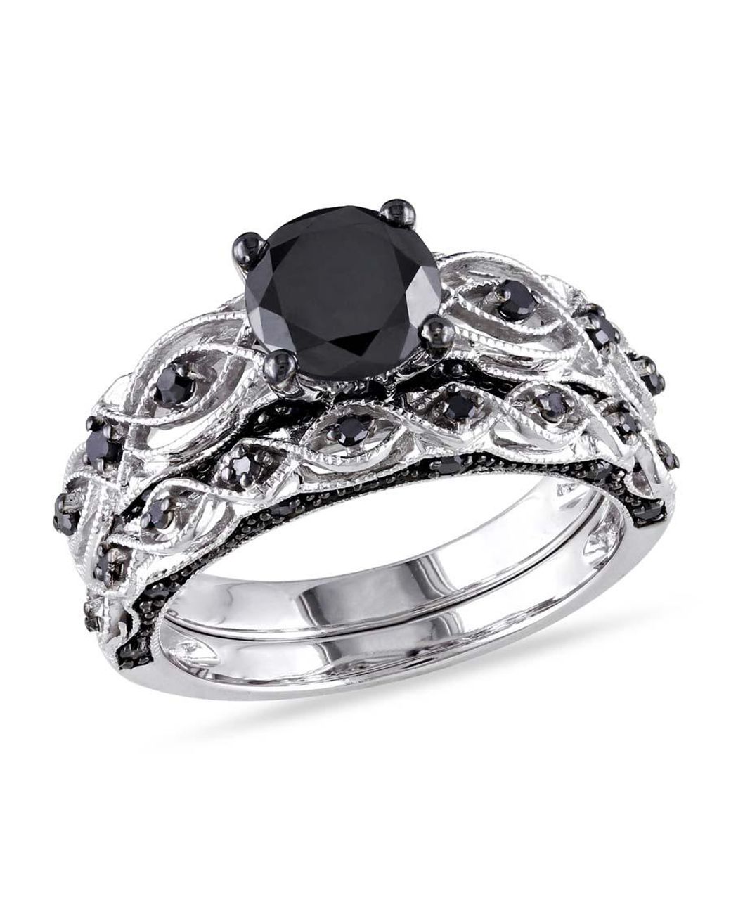 Amour Metallic 1 3/8 Ct Tw Diamond Bridal Set for men