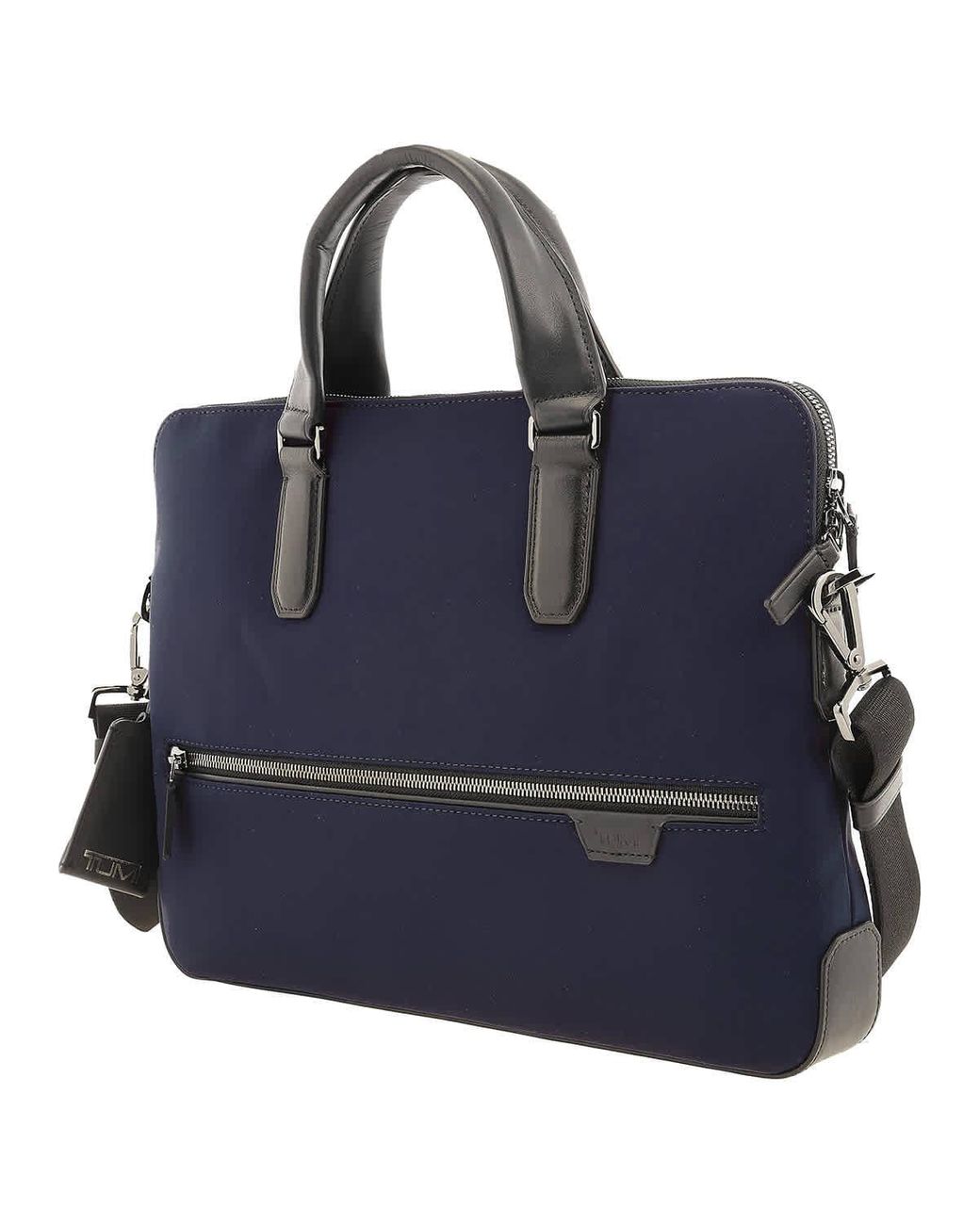 Tumi Harrison Tower Portfolio Briefcase in Blue for Men | Lyst