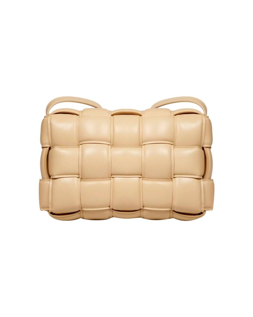 Bottega Veneta Natural Padded Cassette Crossbody Bag