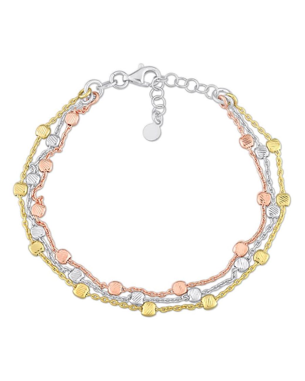 Amour Metallic Multi-Strand Bracelet for men
