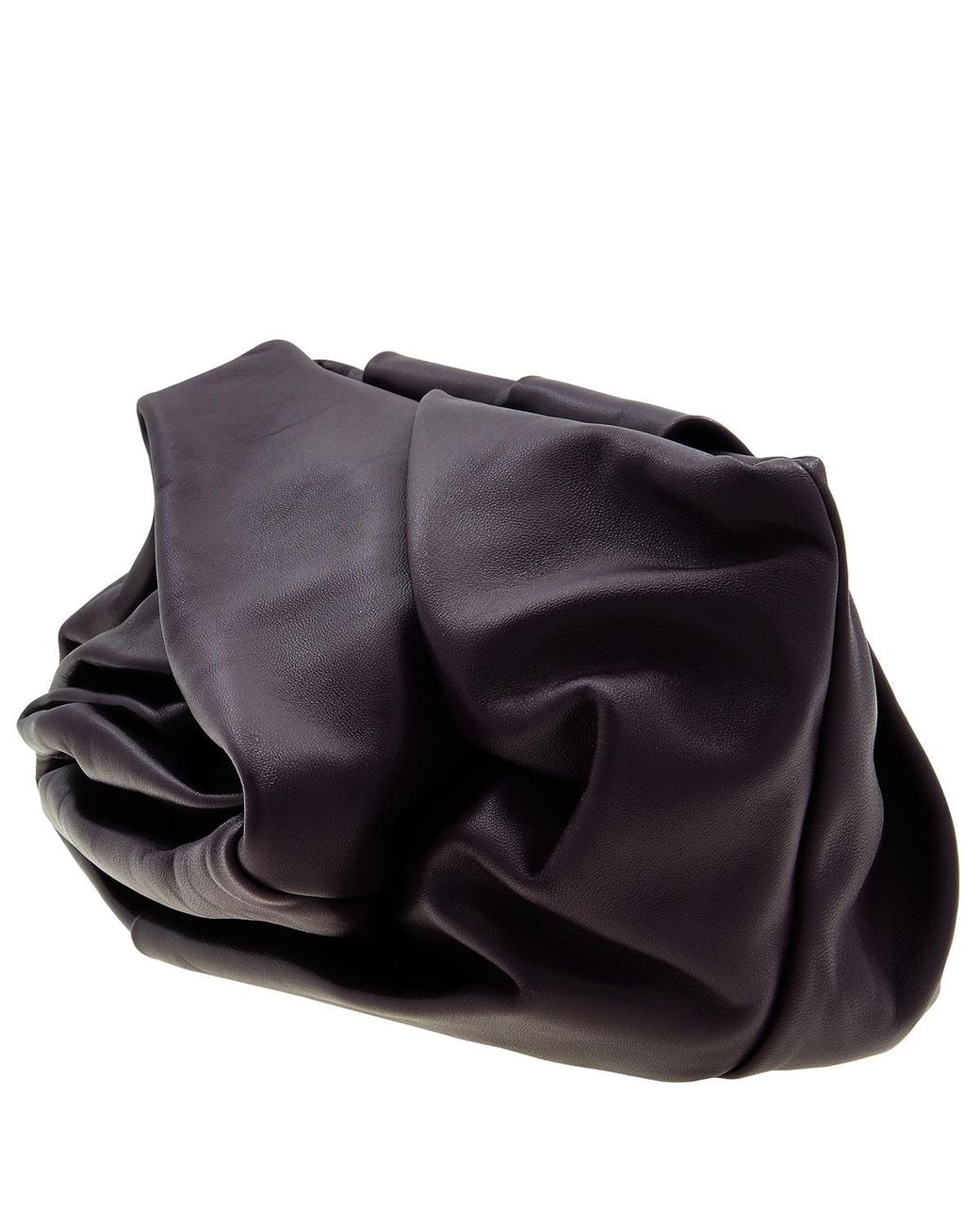 Burberry Purple Rose Leather Clutch
