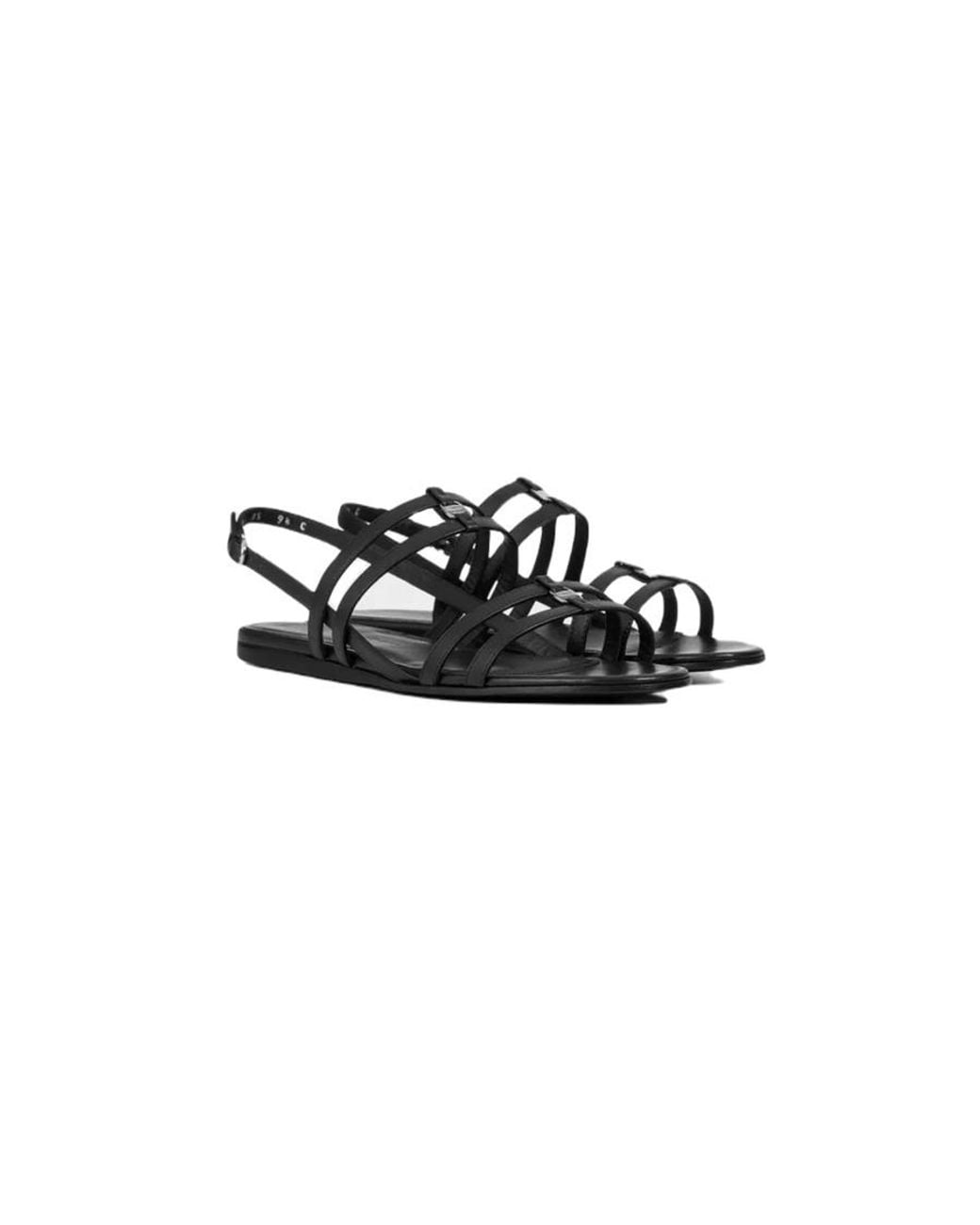 Ferragamo Black Typa Sandals