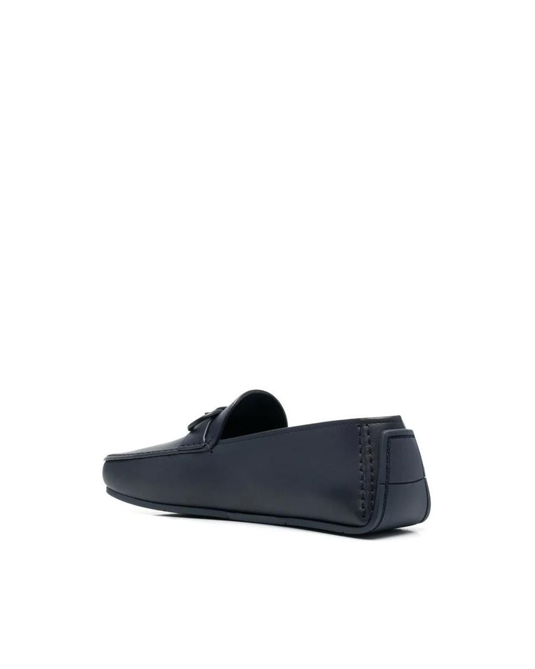 Ferragamo Blue Palinuro Slip-On Loafers for men