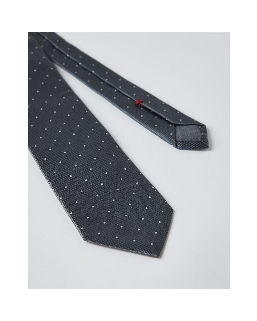 Brunello Cucinelli Blue Light Silk Patterned Tie for men