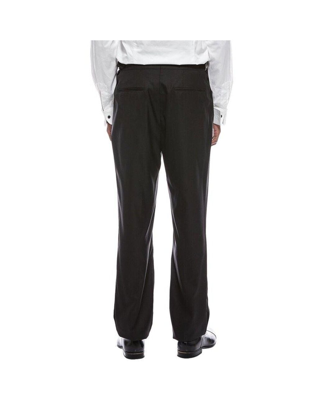 Brunello Cucinelli Black Pleated Evening Trousers, Brand Size 52 (Us for men