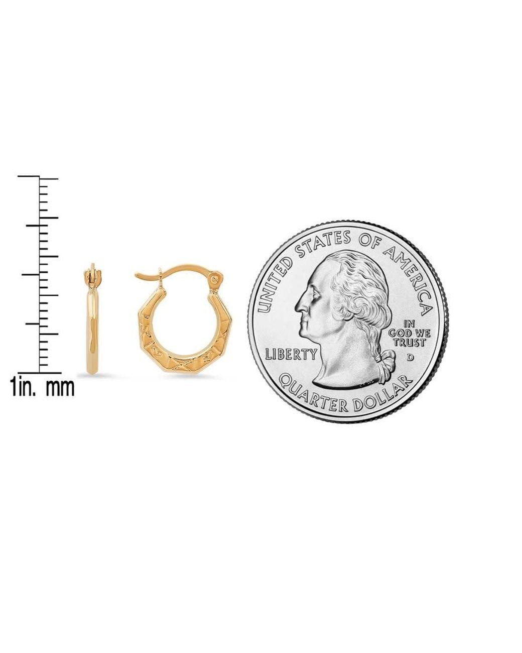 Kylie Harper Metallic 10K Petite 12Mm Diamond for men