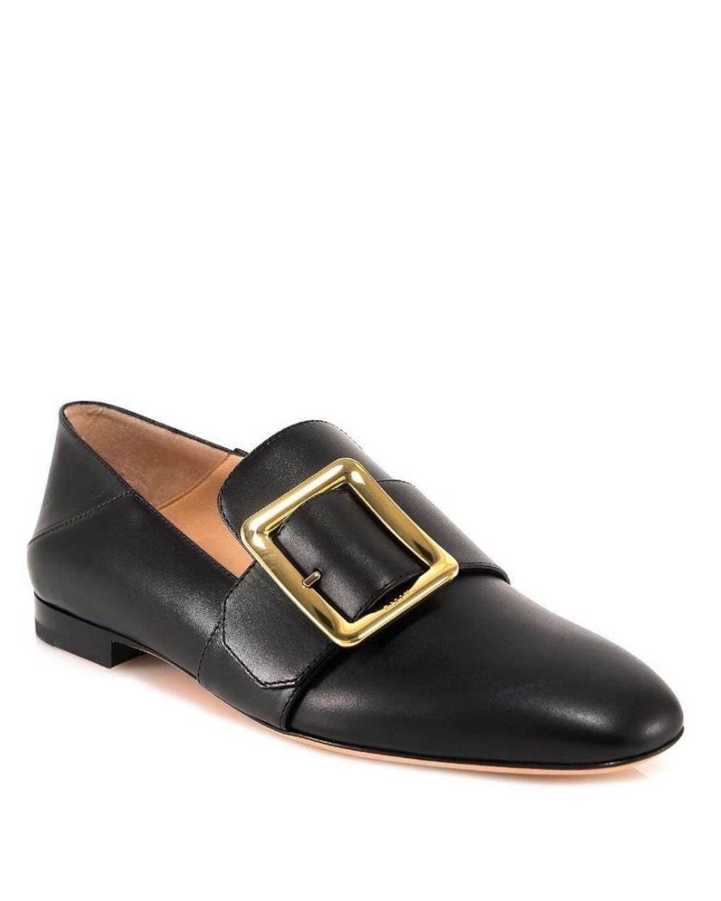 Bally Black Bell Du Jour Janelle Leather Loafers, Brand Size 36.5 Us