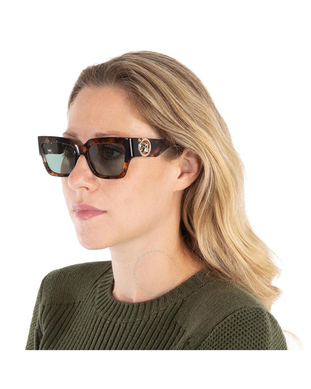 New Longchamp Tortoiseshell Square Sunglasses with Dark Lenses LO735S 230 Kits.ca -- Longchamp LO735S main image 3