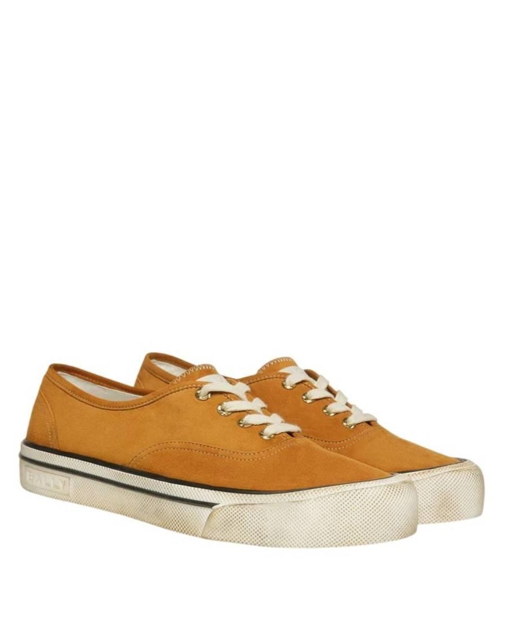 Bally Brown Santa Ana Suede Low-Top Sneakers, Brand Size 40.5 Us for men