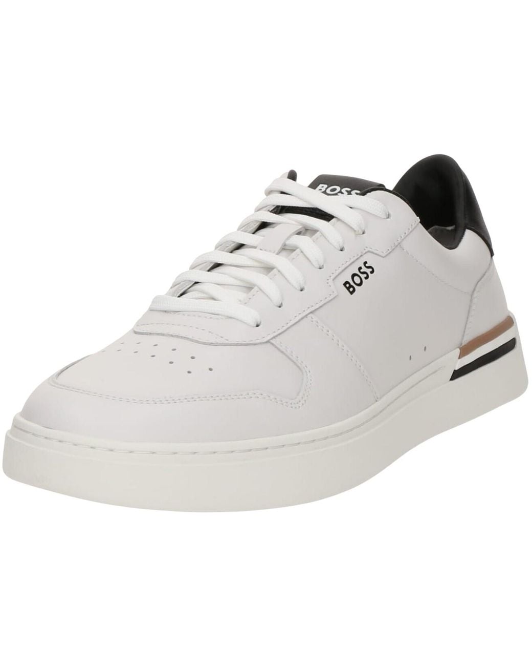 Boss White Clint_Tenn_Ltvpn Low Top Sneakers, Brand Size 41 (Us for men