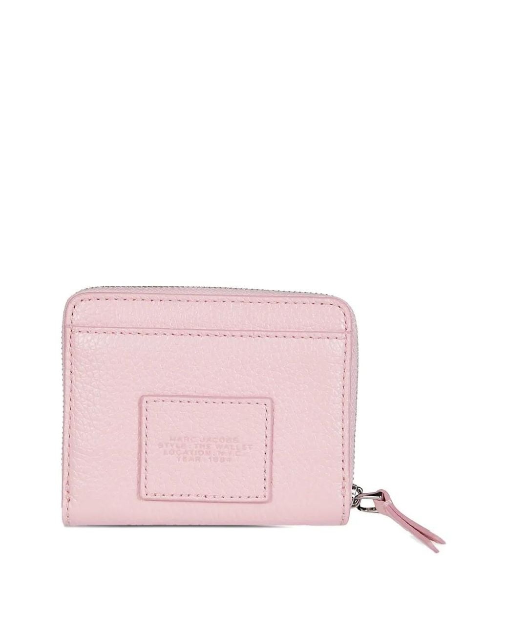 Marc Jacobs Pink The Leather Mini Compact Wallet for men