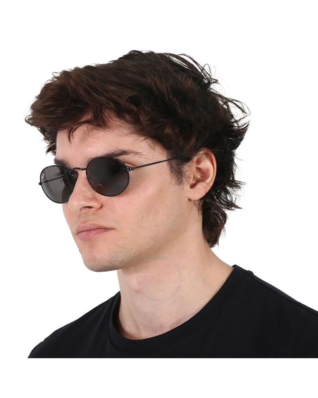 Ray-Ban Oval Dark Gray Sunglasses Rb3547 002/b1 54 | Lyst