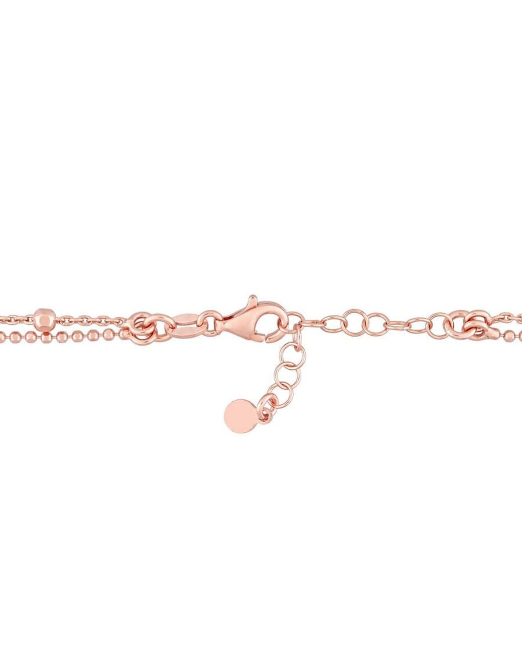 Amour Metallic 2-Strand Ball Bead Chain Necklace