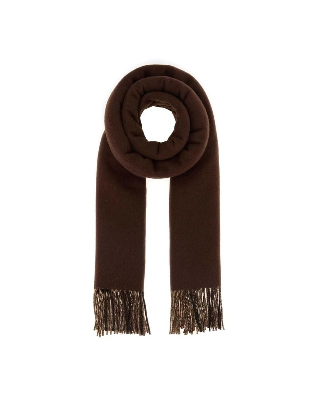 Burberry Brown Sand Knight-Logo Check Scarf